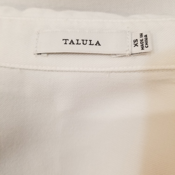Talula white button down shirt size xs - Picture 6 of 8